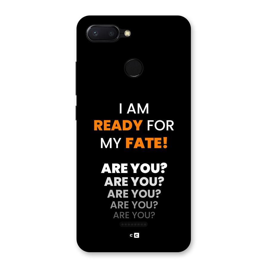 You Ready Back Case for Redmi 6