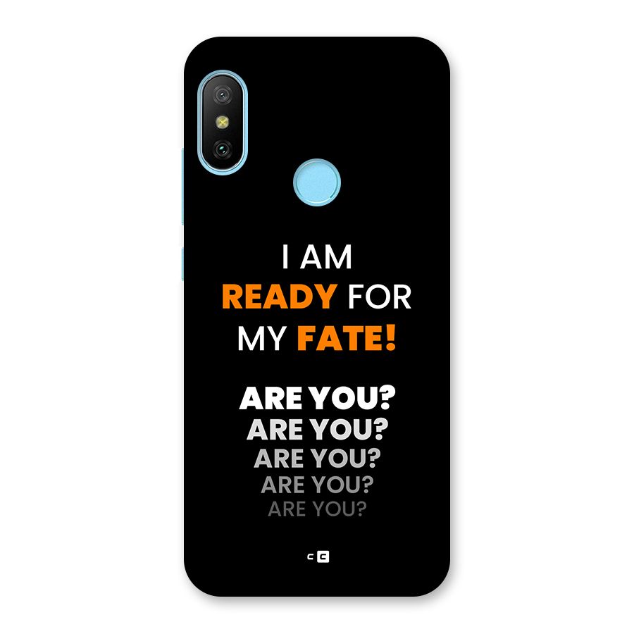 You Ready Back Case for Redmi 6 Pro