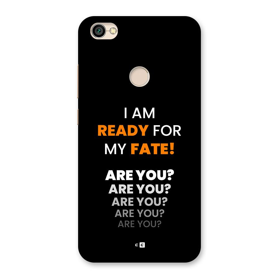 You Ready Back Case for Redmi Y1 2017
