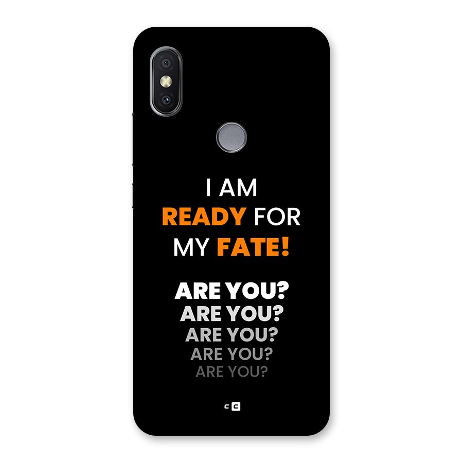 You Ready Back Case for Redmi Y2