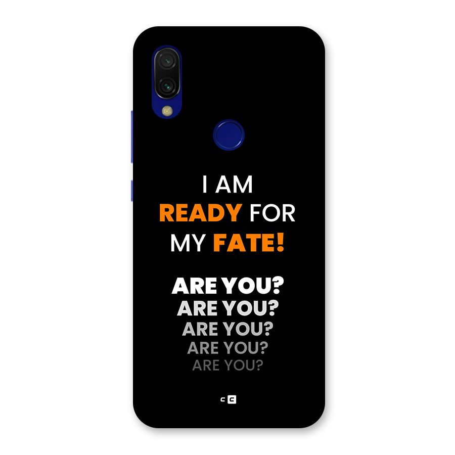 You Ready Back Case for Redmi Y3