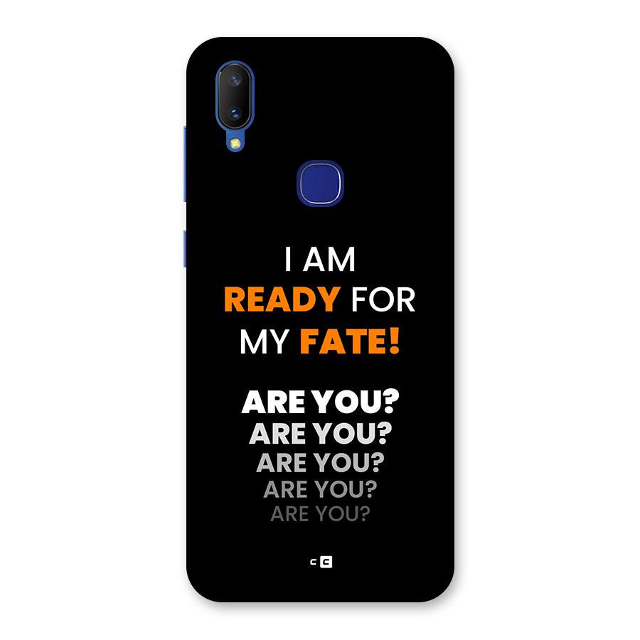 You Ready Back Case for Vivo V11