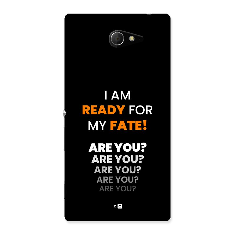 You Ready Back Case for Xperia M2