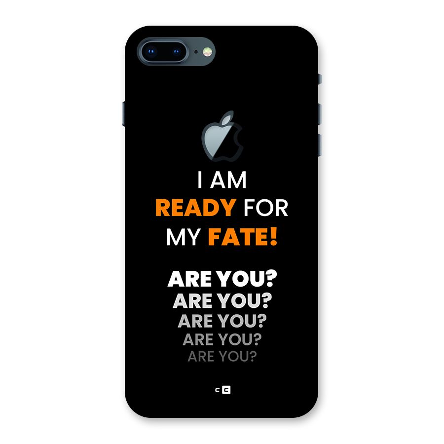 You Ready Back Case for iPhone 7 Plus Apple Cut