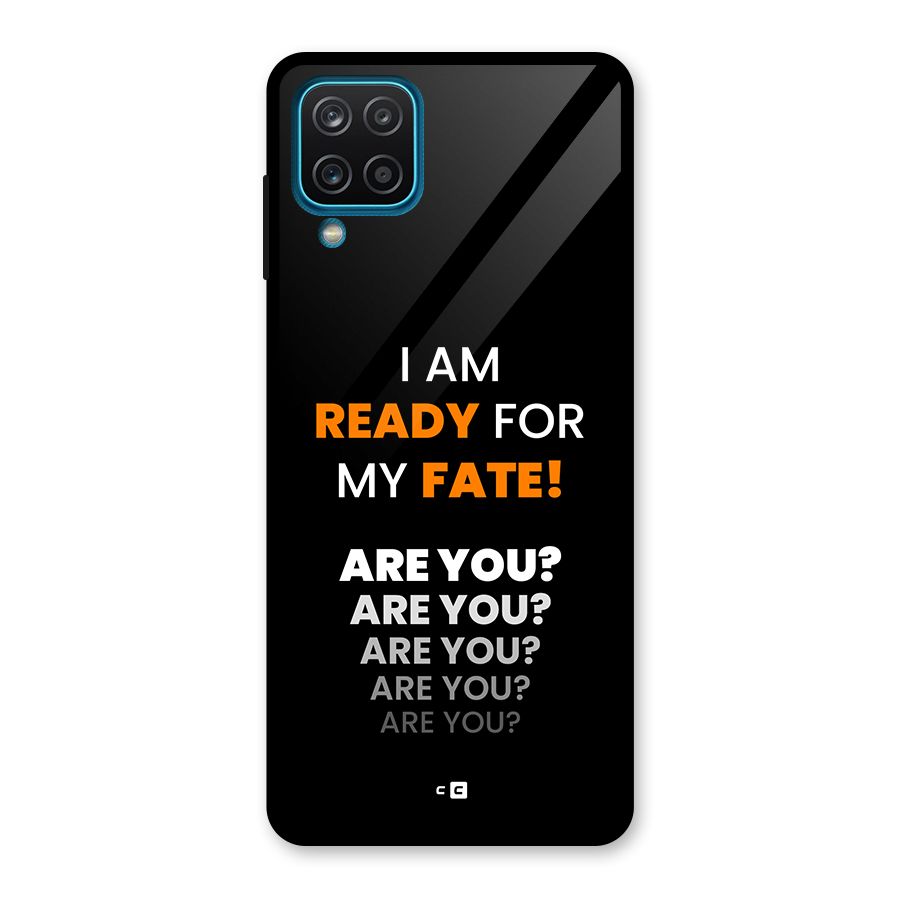 You Ready Glass Back Case for Galaxy A12