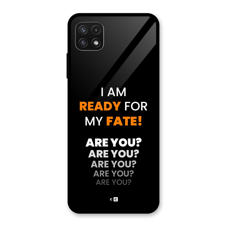 You Ready Glass Back Case for Galaxy A22 5G