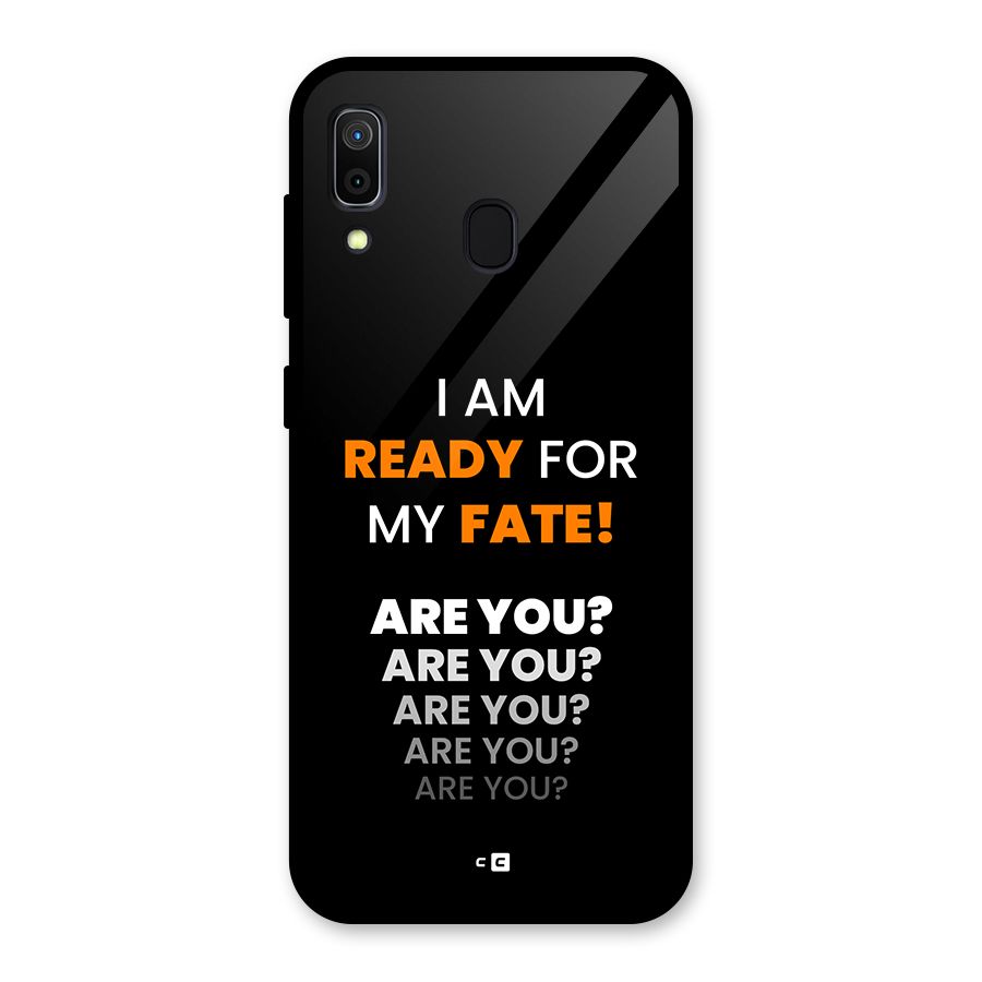 You Ready Glass Back Case for Galaxy A30