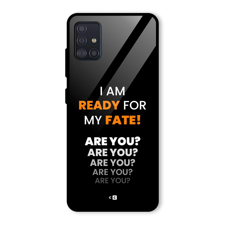 You Ready Glass Back Case for Galaxy A51