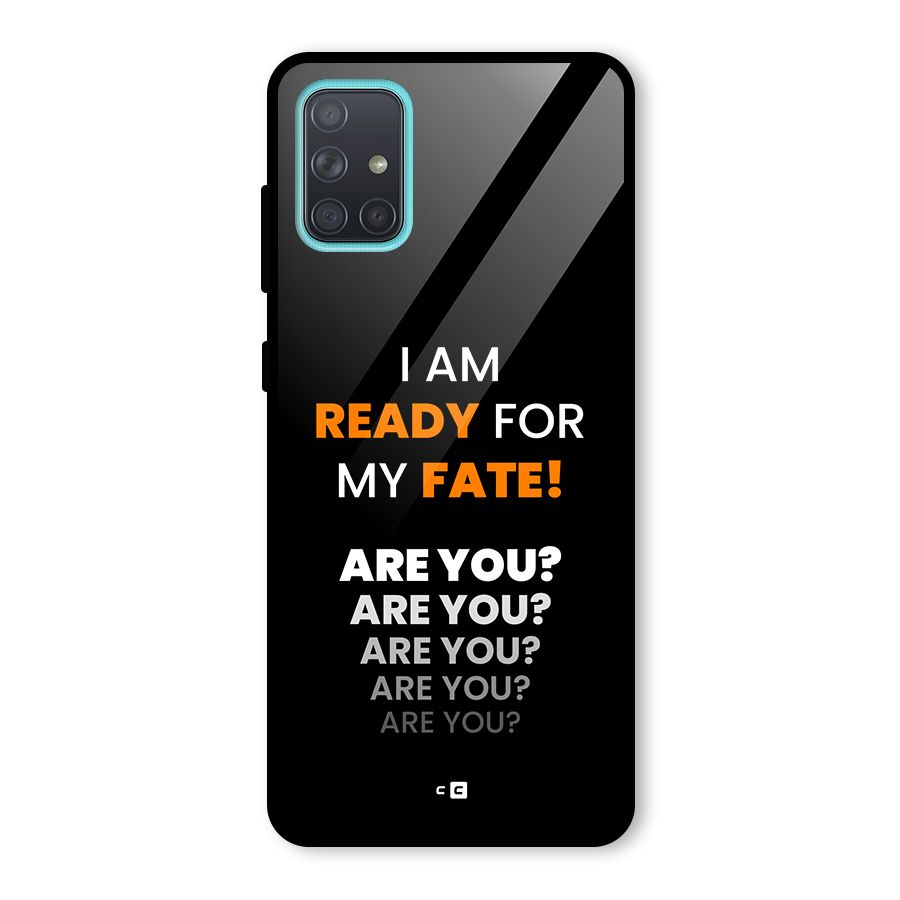 You Ready Glass Back Case for Galaxy A71