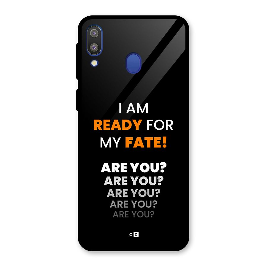 You Ready Glass Back Case for Galaxy M20