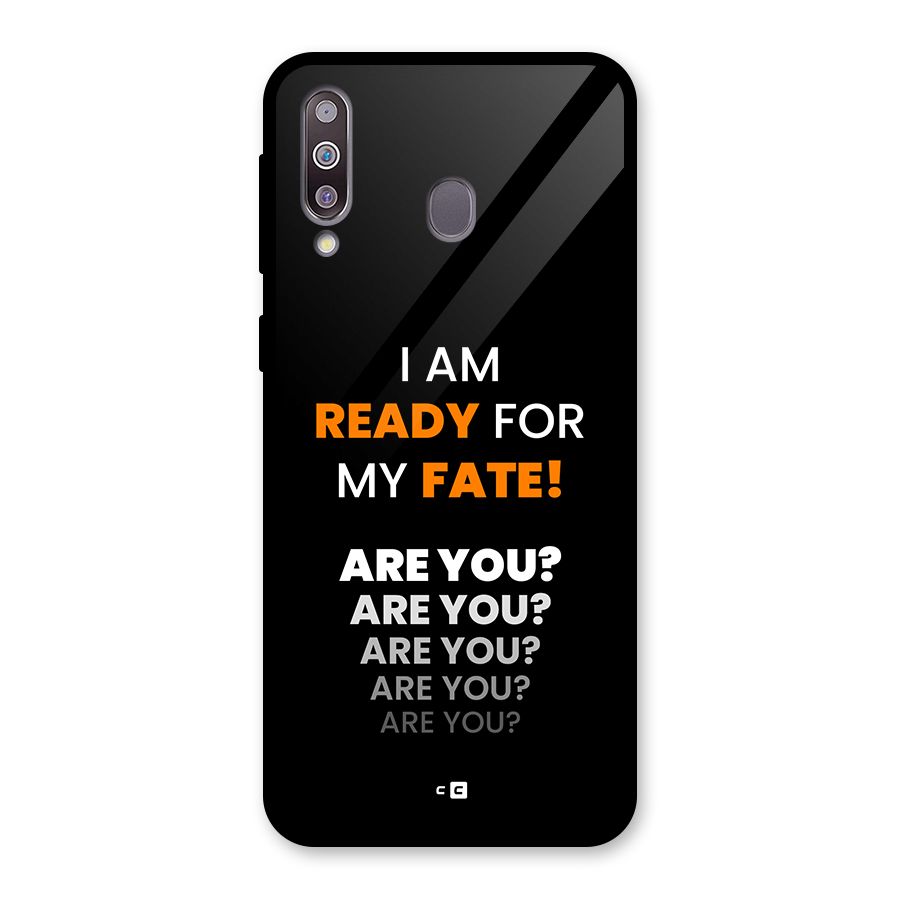 You Ready Glass Back Case for Galaxy M30