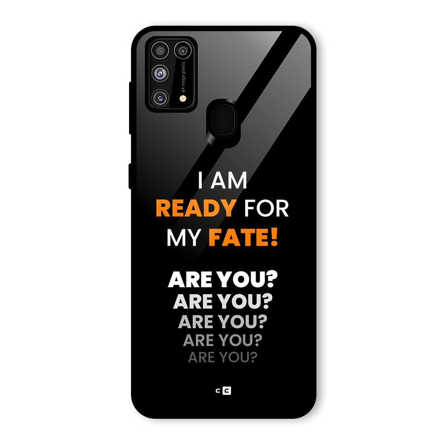 You Ready Glass Back Case for Galaxy M31