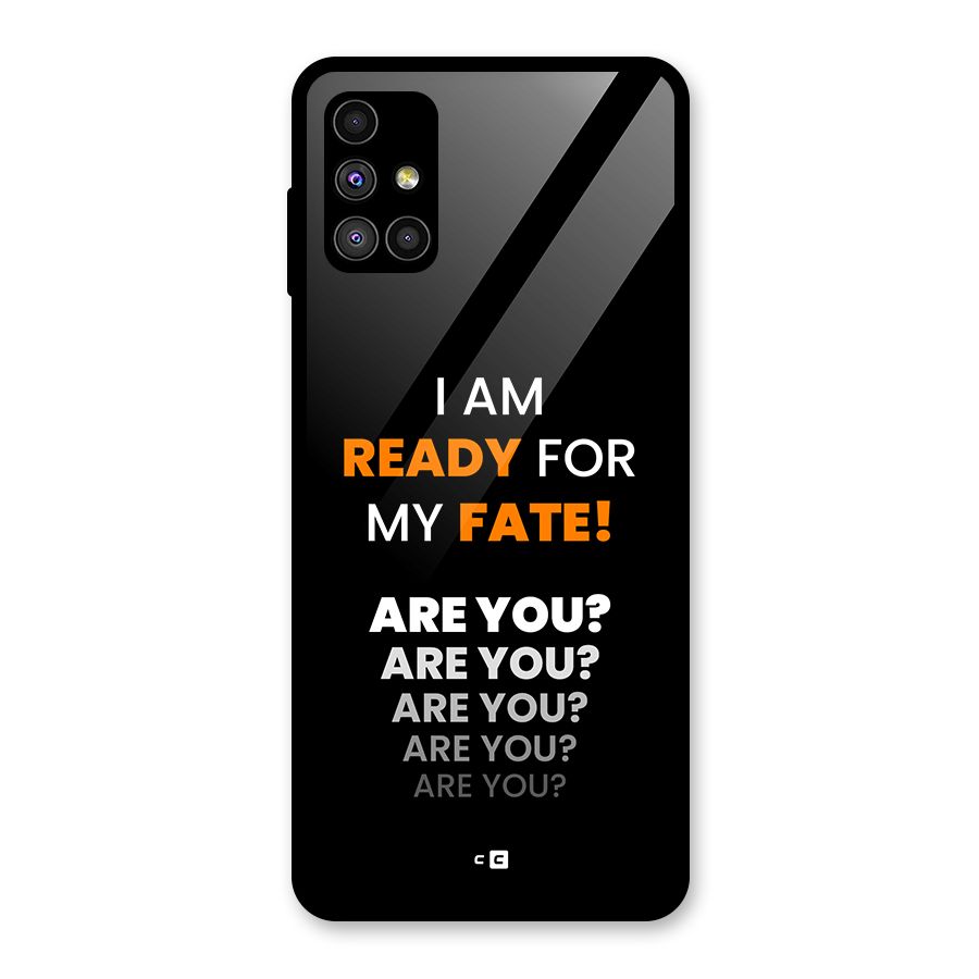 You Ready Glass Back Case for Galaxy M51