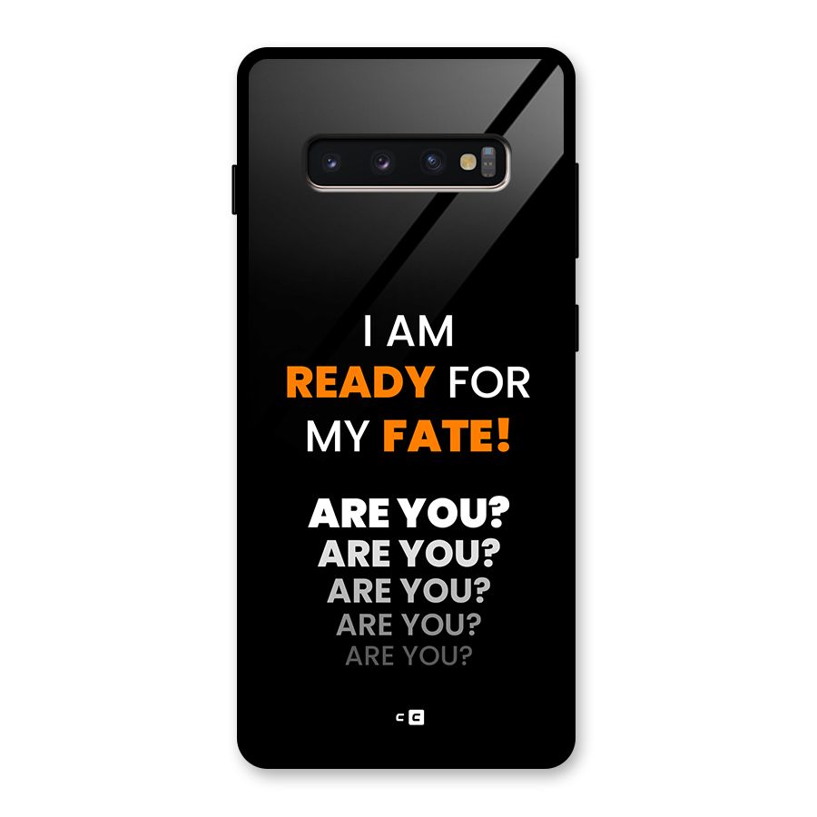 You Ready Glass Back Case for Galaxy S10 Plus