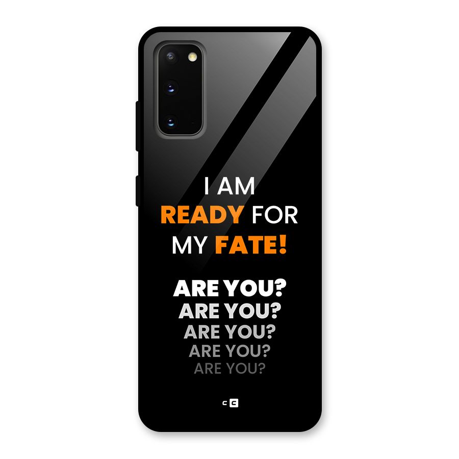 You Ready Glass Back Case for Galaxy S20