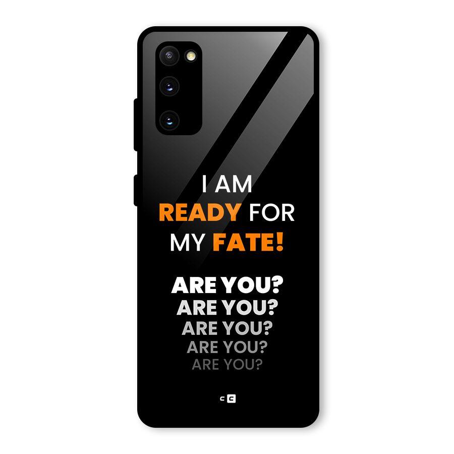 You Ready Glass Back Case for Galaxy S20 FE