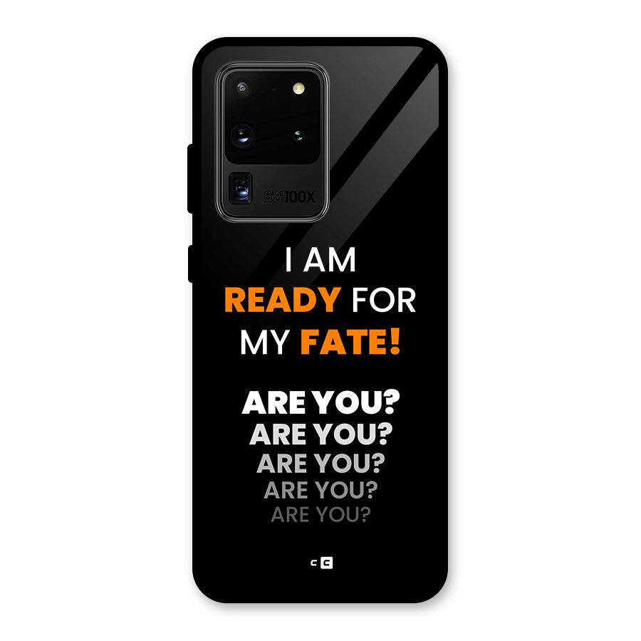 You Ready Glass Back Case for Galaxy S20 Ultra