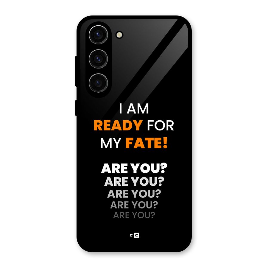 You Ready Glass Back Case for Galaxy S23 Plus