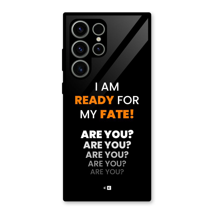 You Ready Glass Back Case for Galaxy S23 Ultra