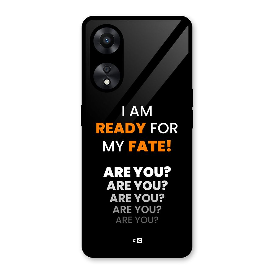 You Ready Glass Back Case for Oppo A78