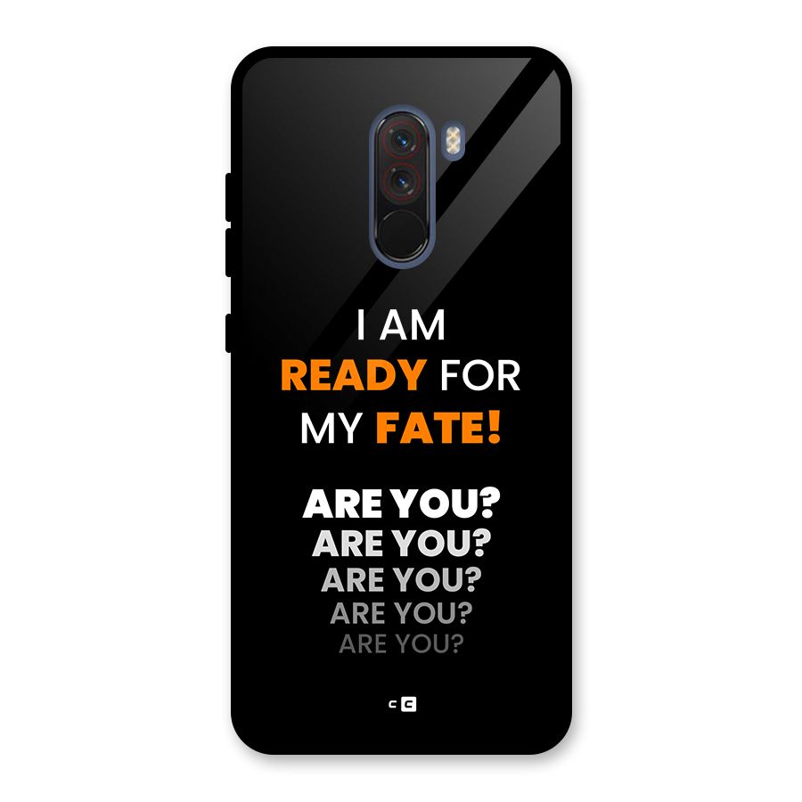 You Ready Glass Back Case for Poco F1