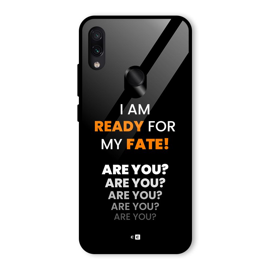 You Ready Glass Back Case for Redmi Note 7S