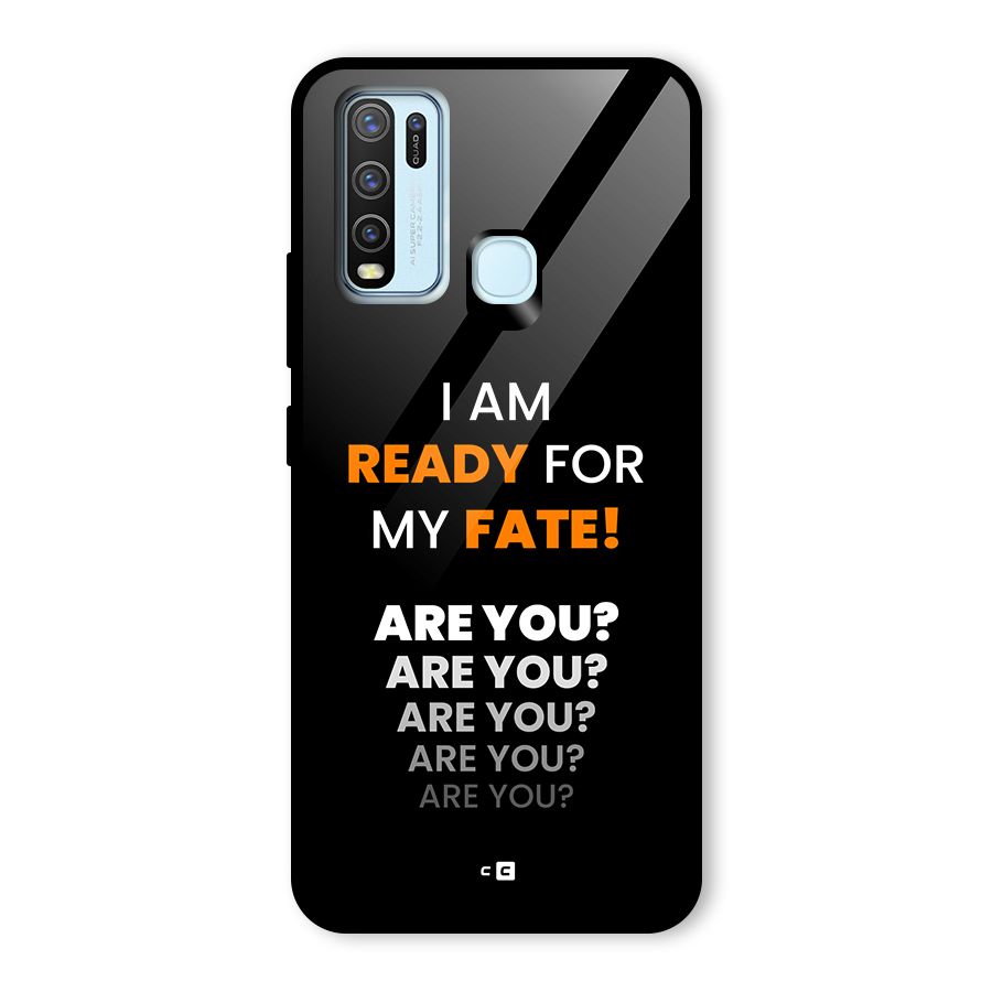 You Ready Glass Back Case for Vivo Y30