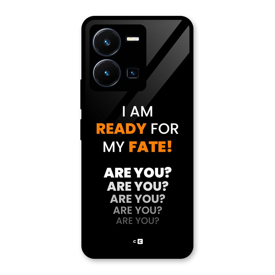 You Ready Glass Back Case for Vivo Y35
