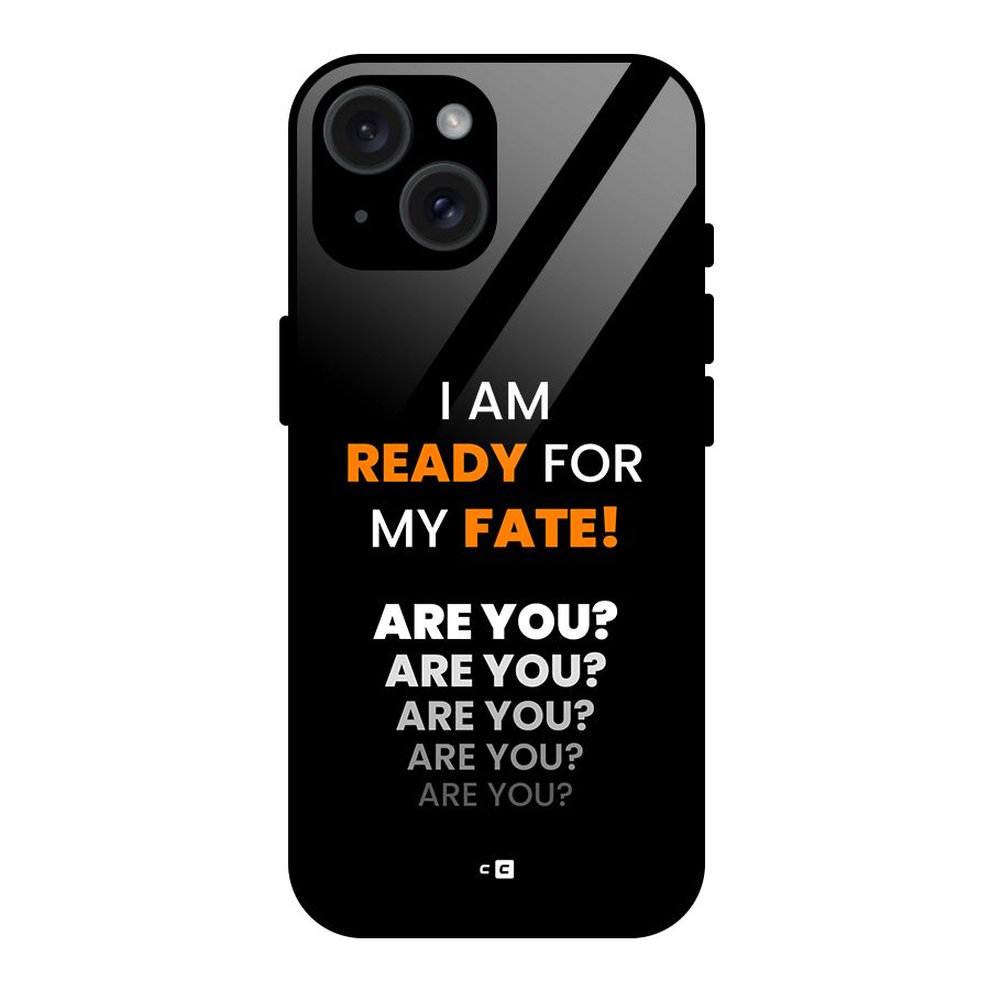 You Ready Glass Back Case for iPhone 15