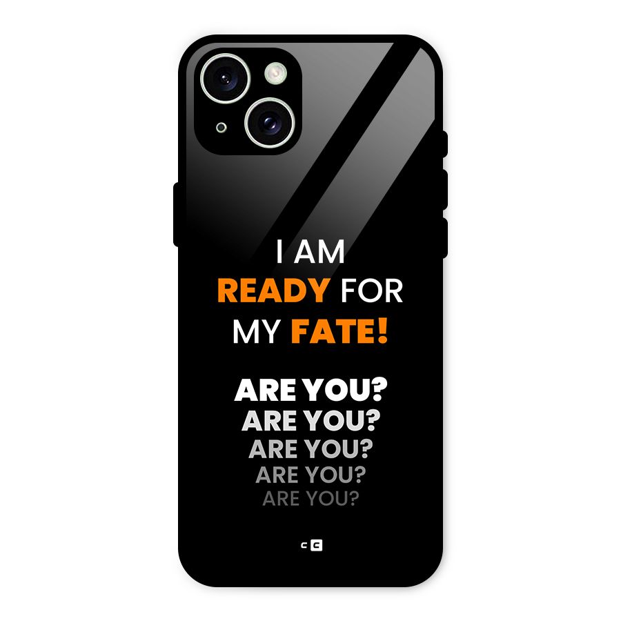 You Ready Glass Back Case for iPhone 15 Plus