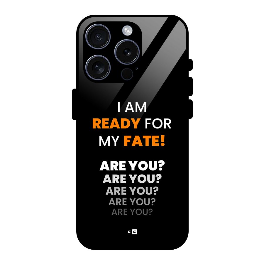 You Ready Glass Back Case for iPhone 15 Pro