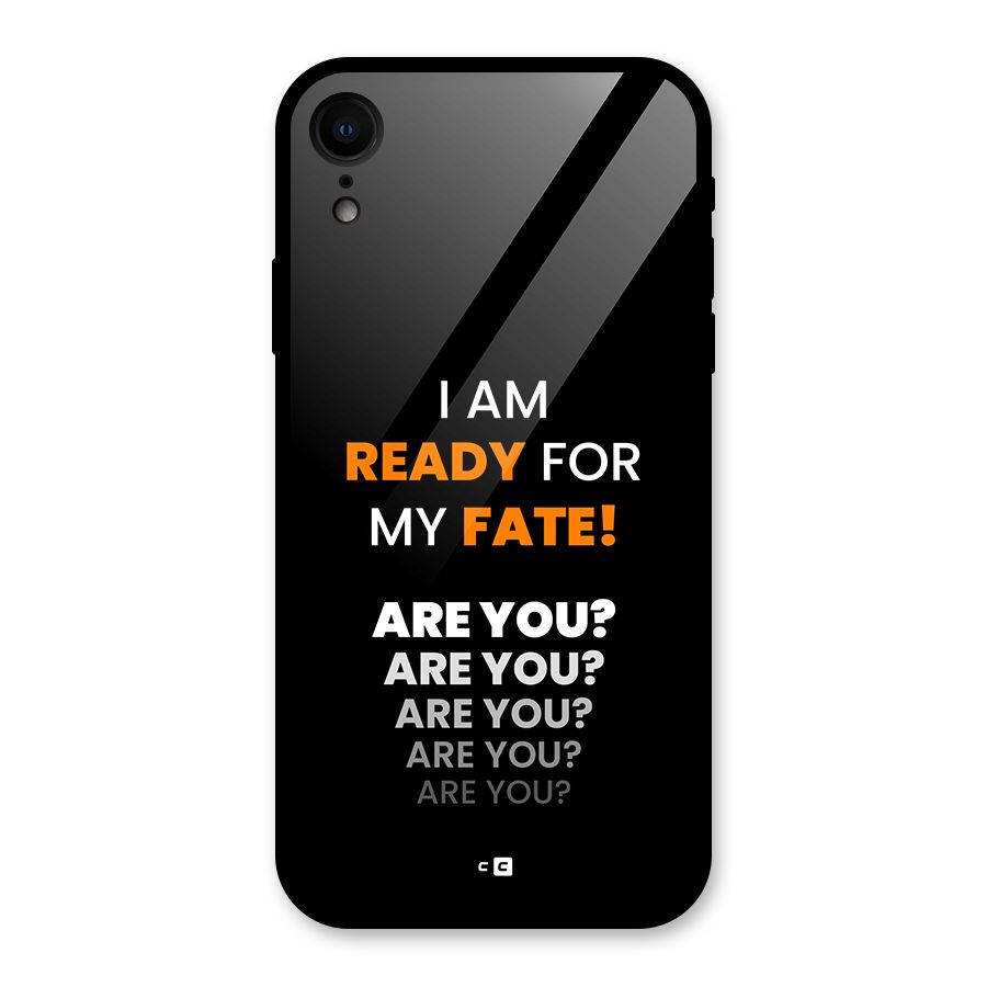 You Ready Glass Back Case for iPhone XR
