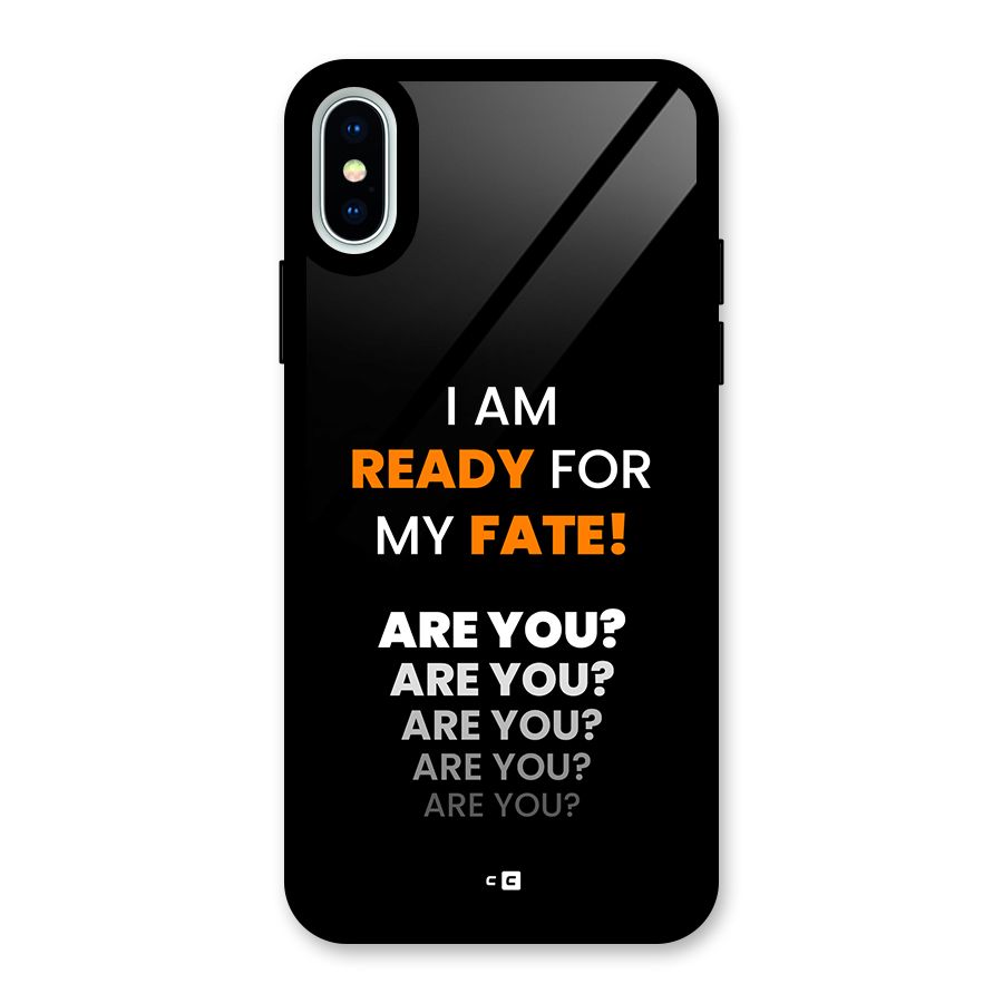 You Ready Glass Back Case for iPhone XS