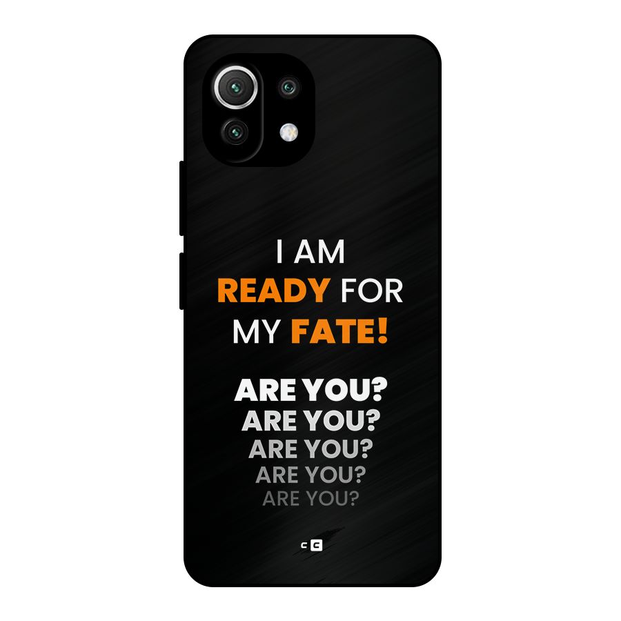 You Ready Metal Back Case for Mi 11 Lite NE 5G