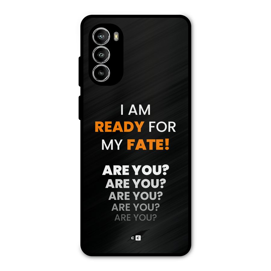 You Ready Metal Back Case for Moto G52