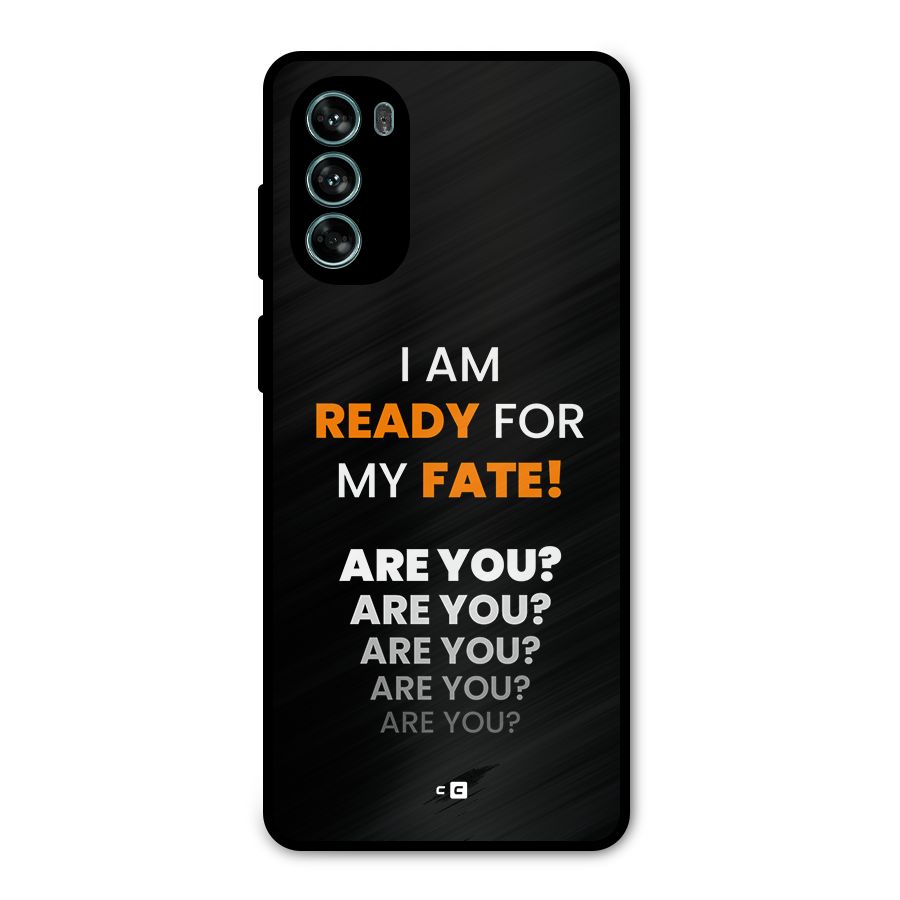 You Ready Metal Back Case for Moto G62