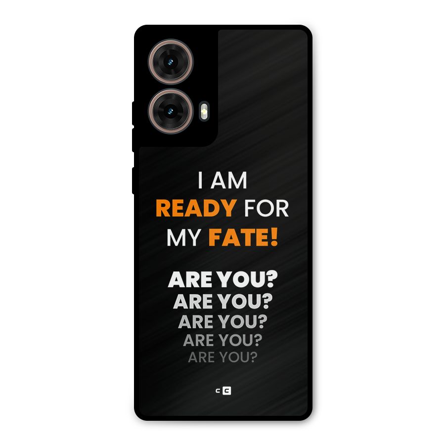 You Ready Metal Back Case for Moto G85