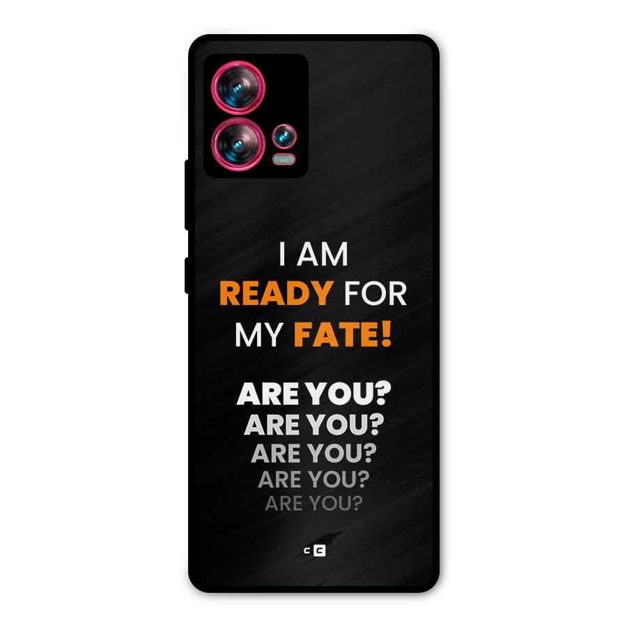 You Ready Metal Back Case for Motorola Edge 30 Fusion