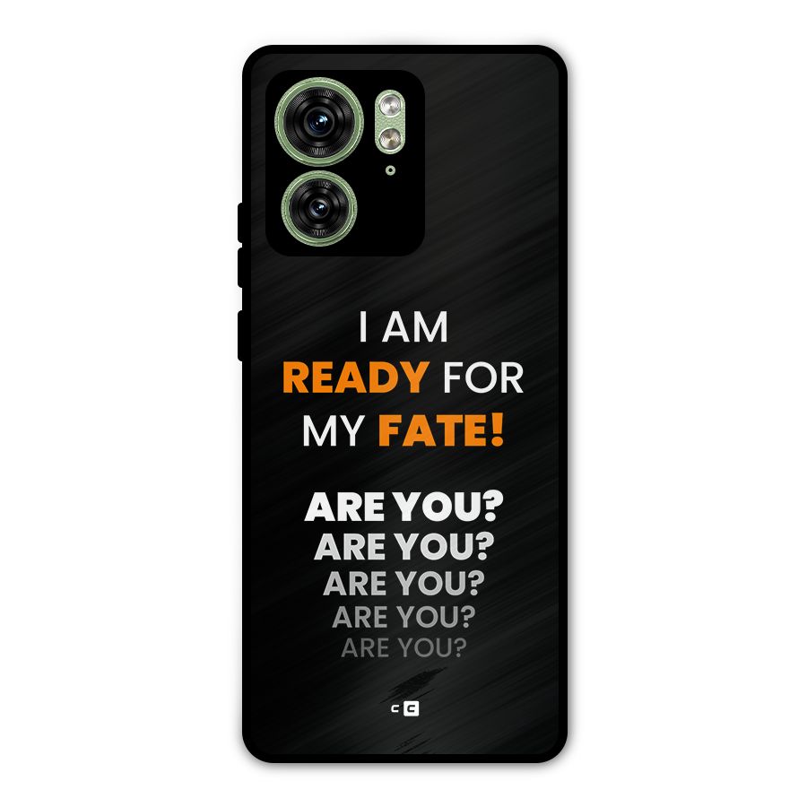 You Ready Metal Back Case for Motorola Edge 40 5G