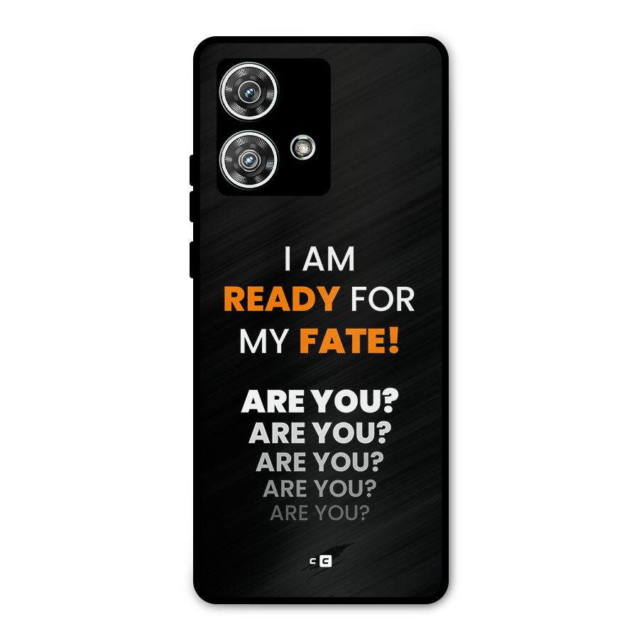 You Ready Metal Back Case for Motorola Edge 40 Neo