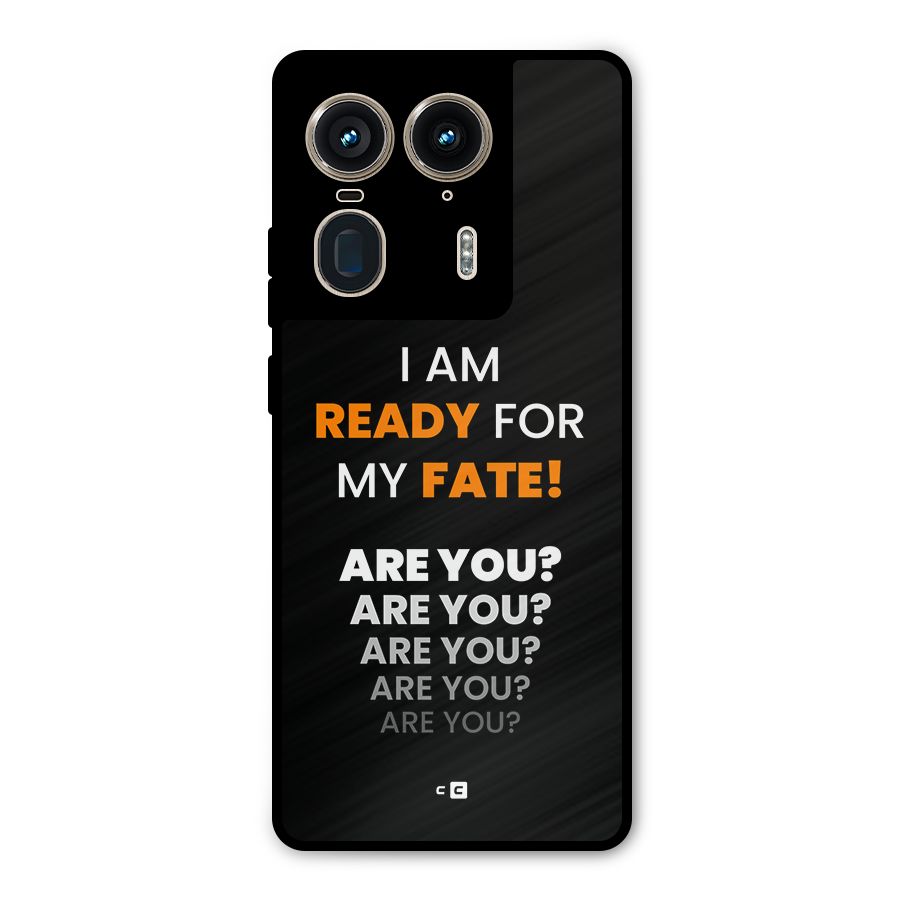 You Ready Metal Back Case for Motorola Edge 50 Ultra