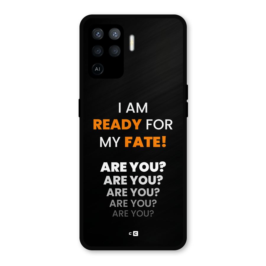You Ready Metal Back Case for Oppo F19 Pro
