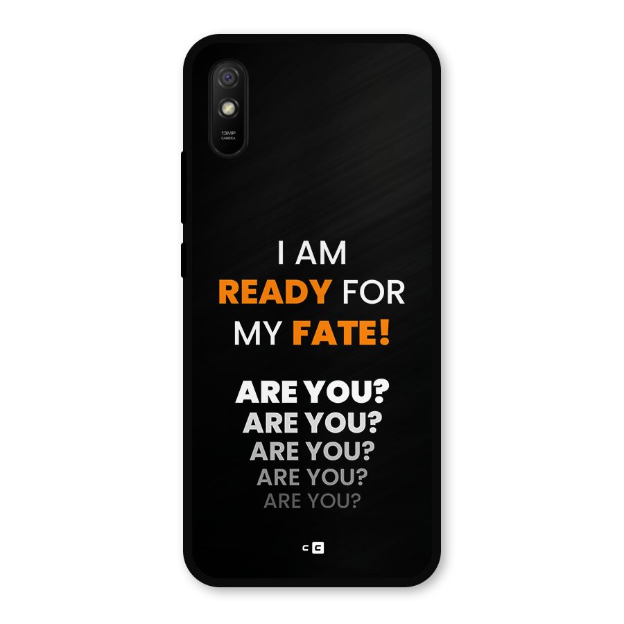 You Ready Metal Back Case for Redmi 9a