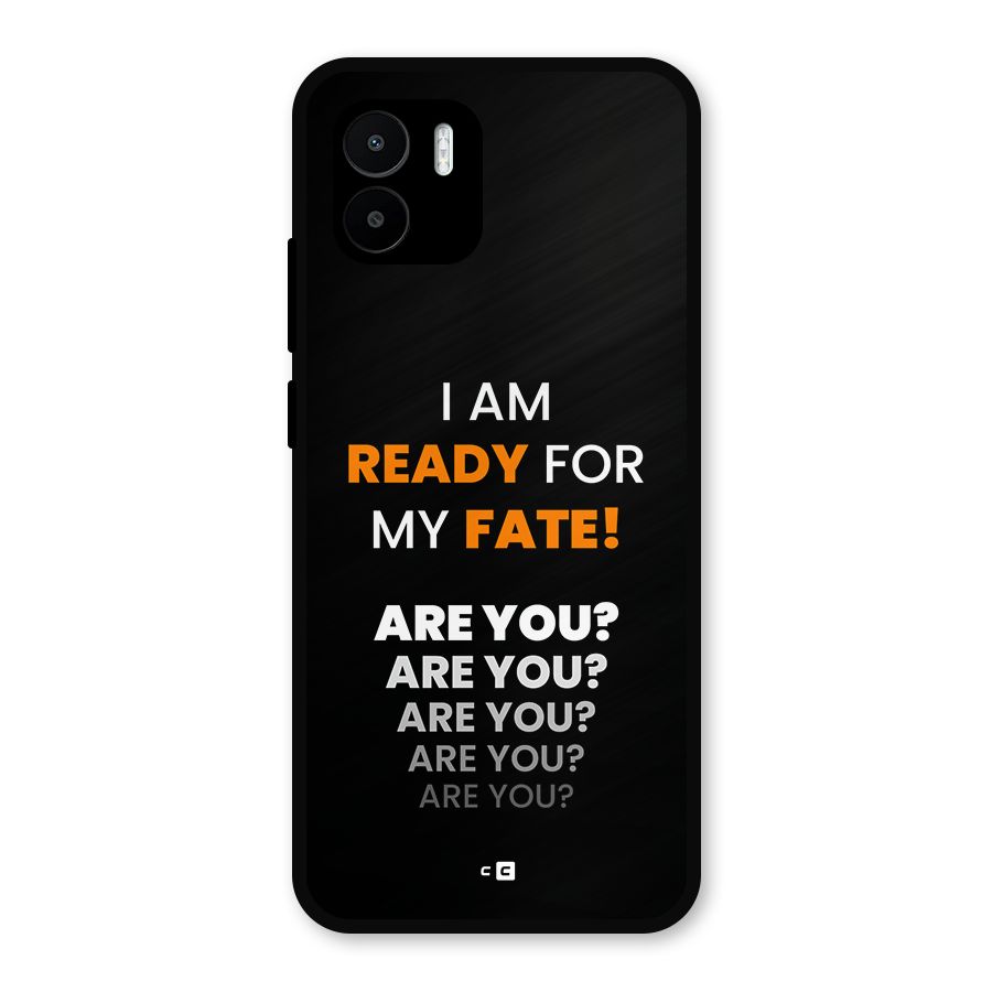 You Ready Metal Back Case for Redmi A2