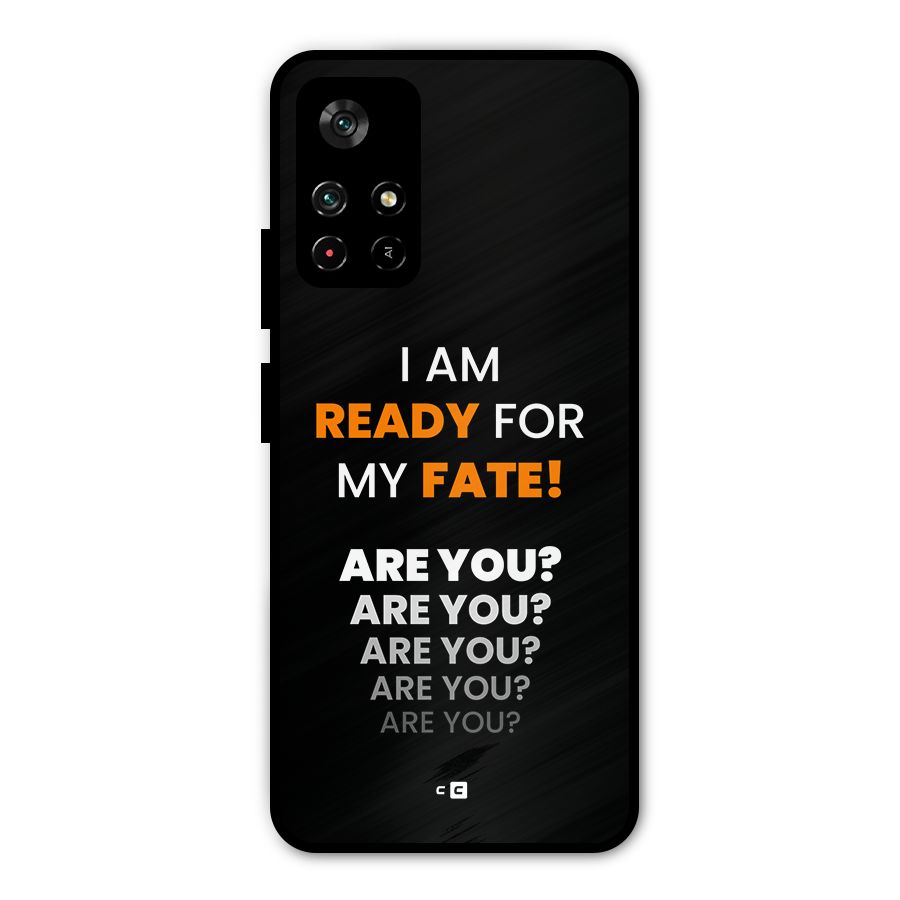You Ready Metal Back Case for Redmi Note 11T 5G