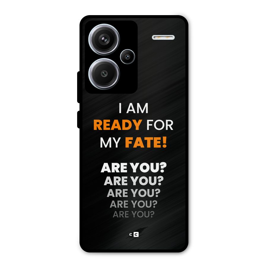 You Ready Metal Back Case for Redmi Note 13 Pro Plus