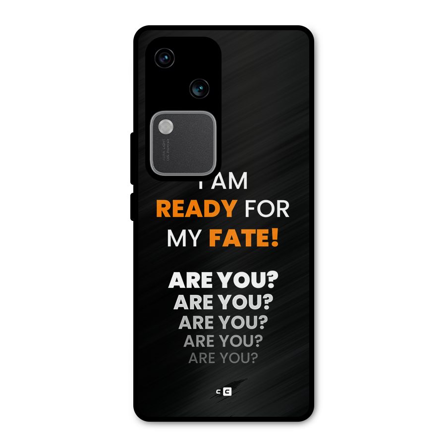 You Ready Metal Back Case for Vivo V30 Pro