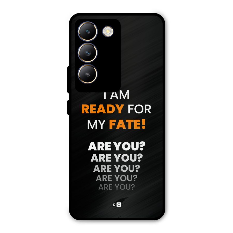 You Ready Metal Back Case for Vivo Y200e