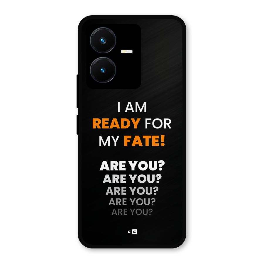 You Ready Metal Back Case for Vivo Y22