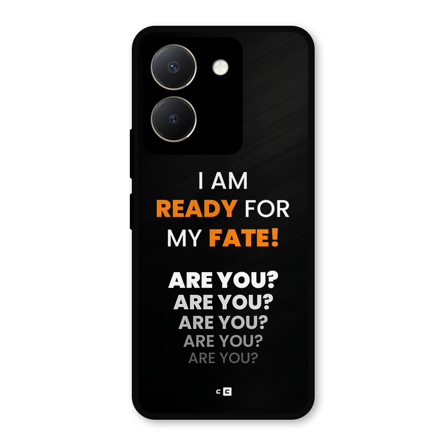You Ready Metal Back Case for Vivo Y36